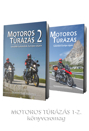 Motoros túrázás 1-2. könyvcsomag
